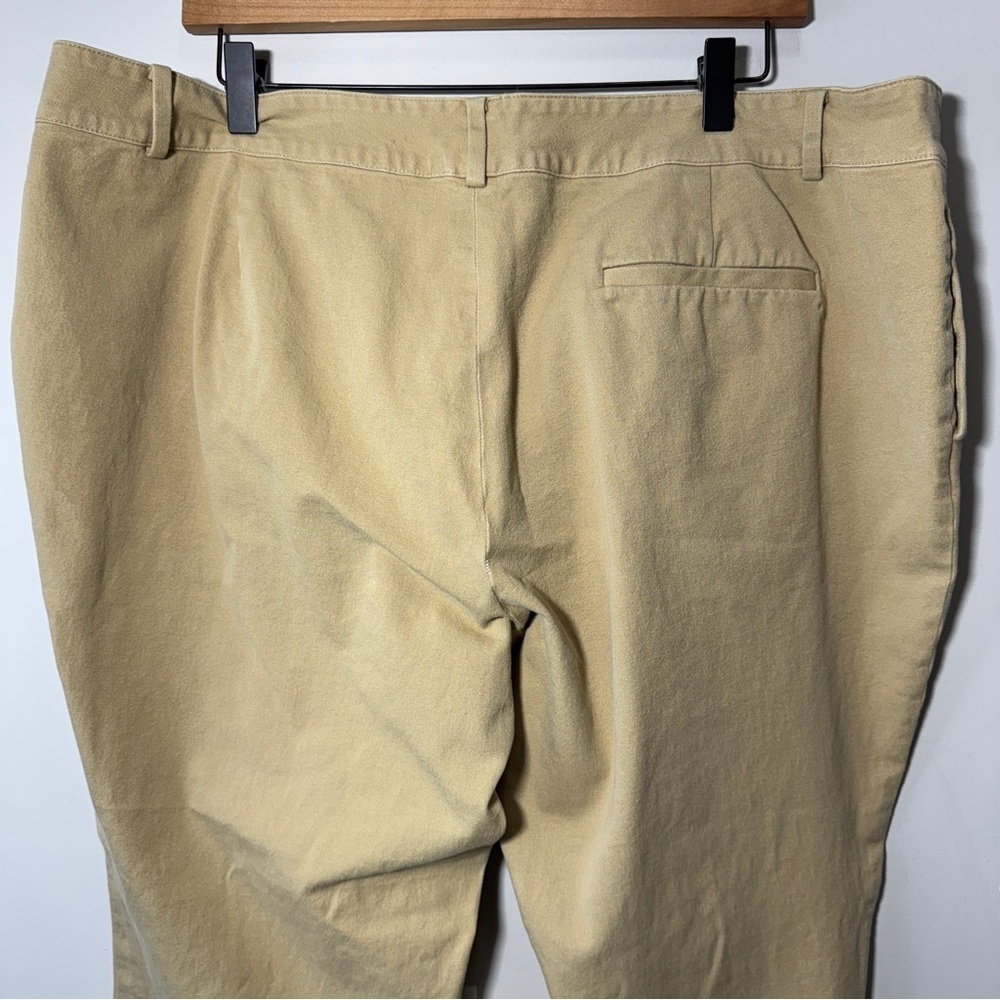 Lauren by Ralph Lauren Connor Straight Leg Tan Pants Size 20 - Picture 4 of 9